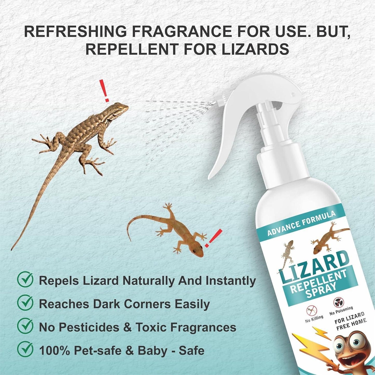 Lizard Repellent for Home Spray Pest Control (Buy 1 Get 1 Free)