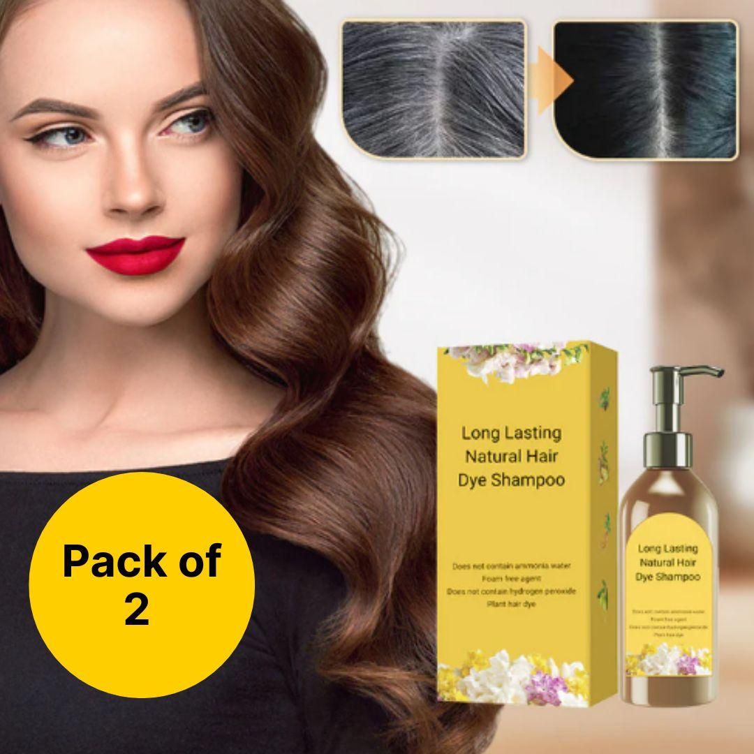 Japanese Long Lasting Natural Hair Dye Shampoo (Buy 1 Get 1 )