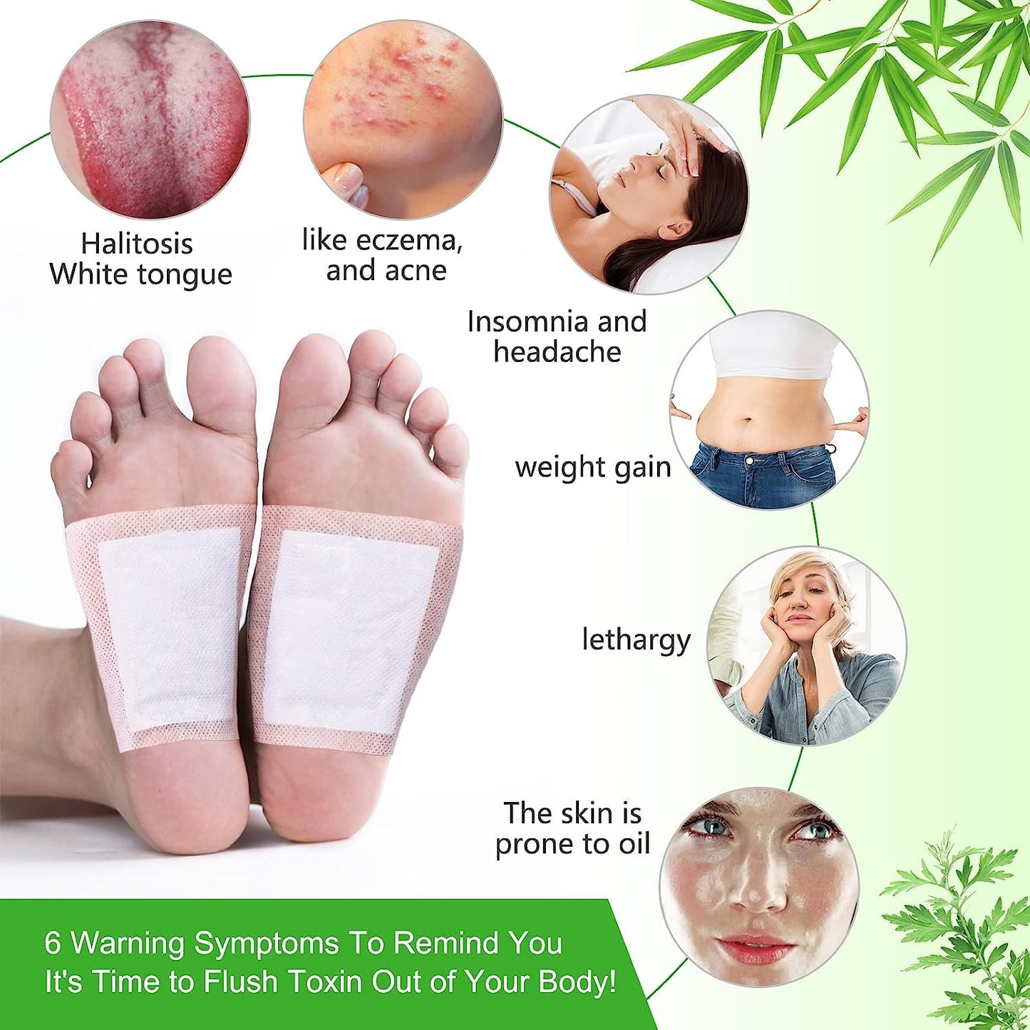 Deep Cleaning Foot Patches (Set of 10)
