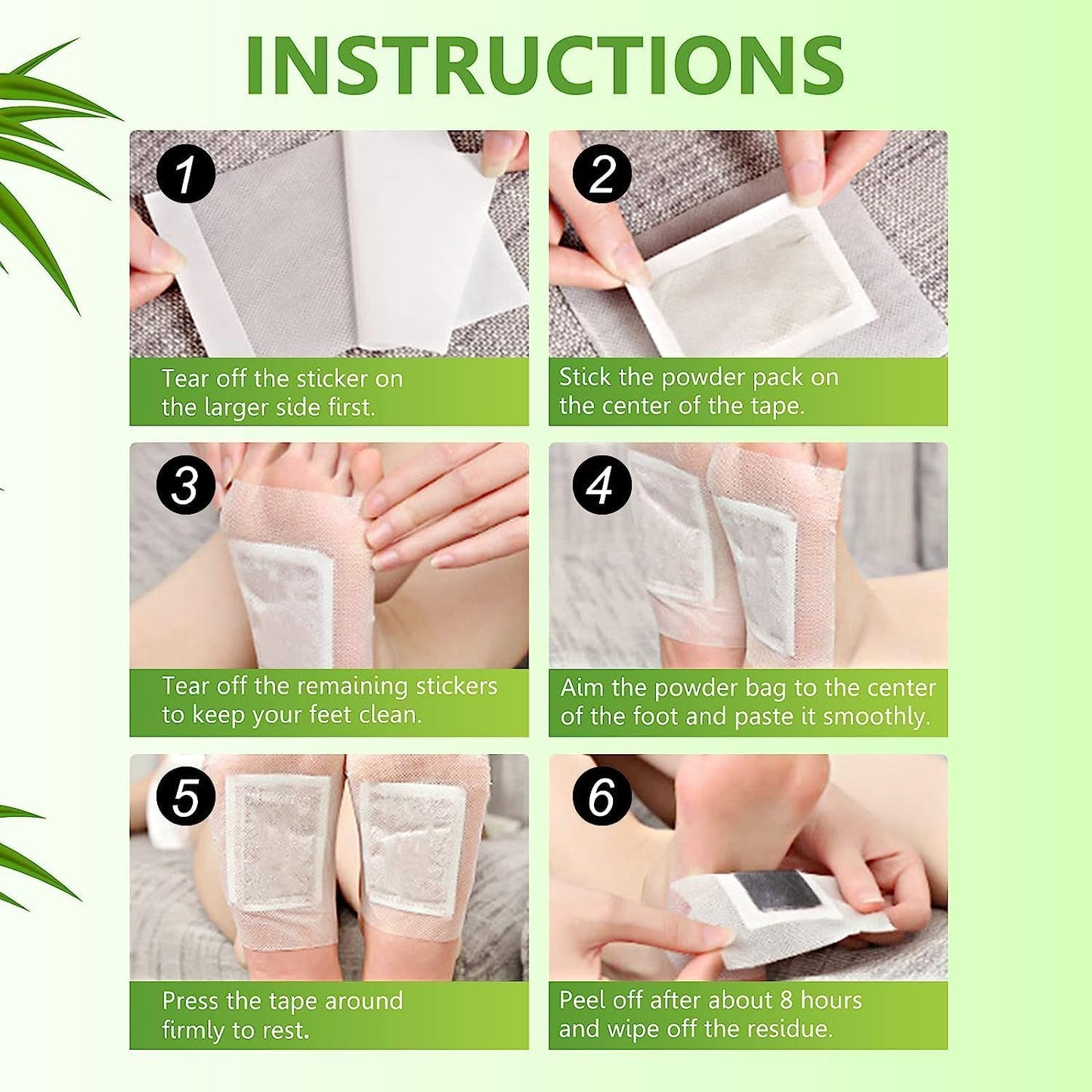 Deep Cleaning Foot Patches (Set of 10)