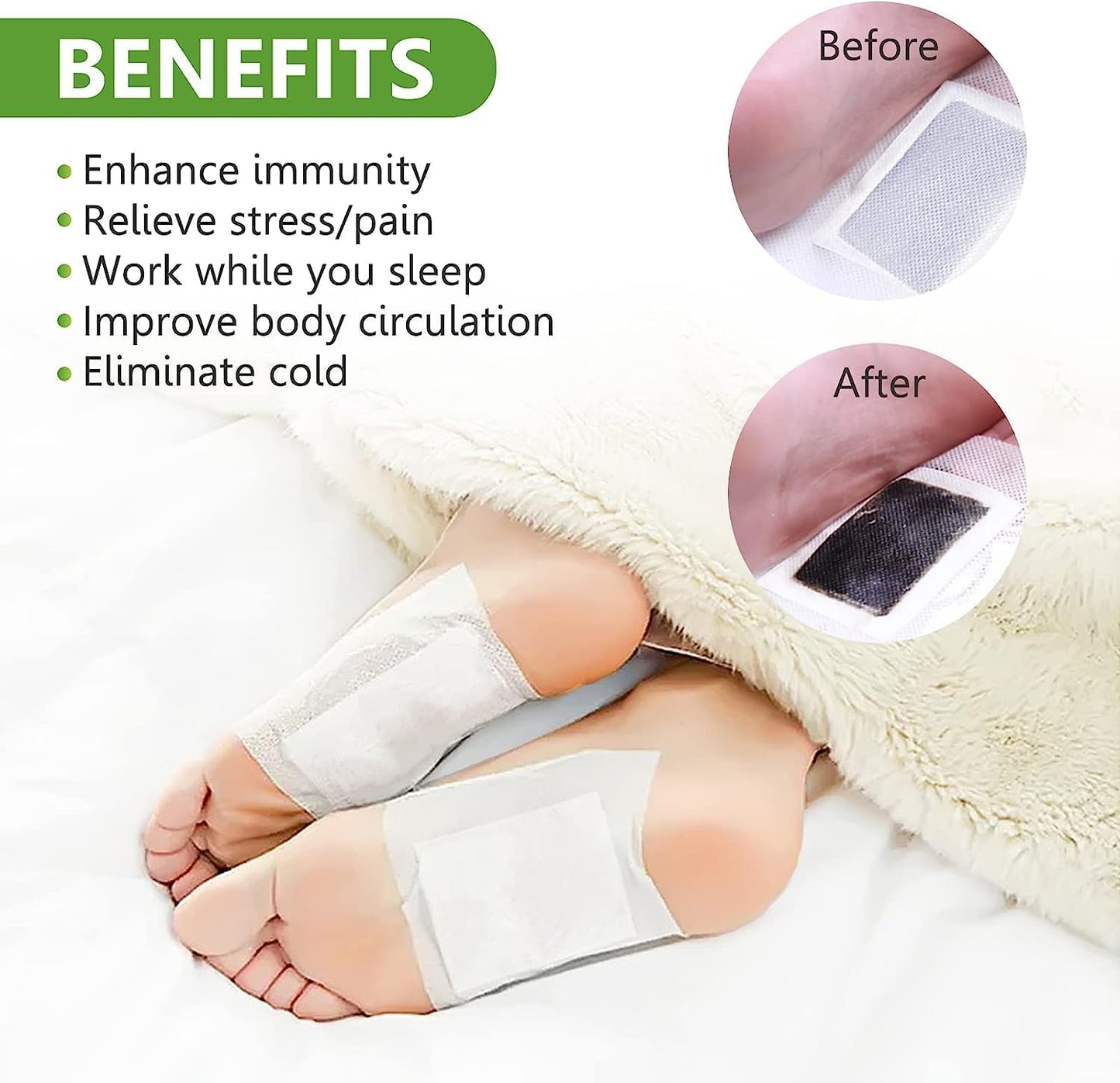 Deep Cleaning Foot Patches (Set of 10)