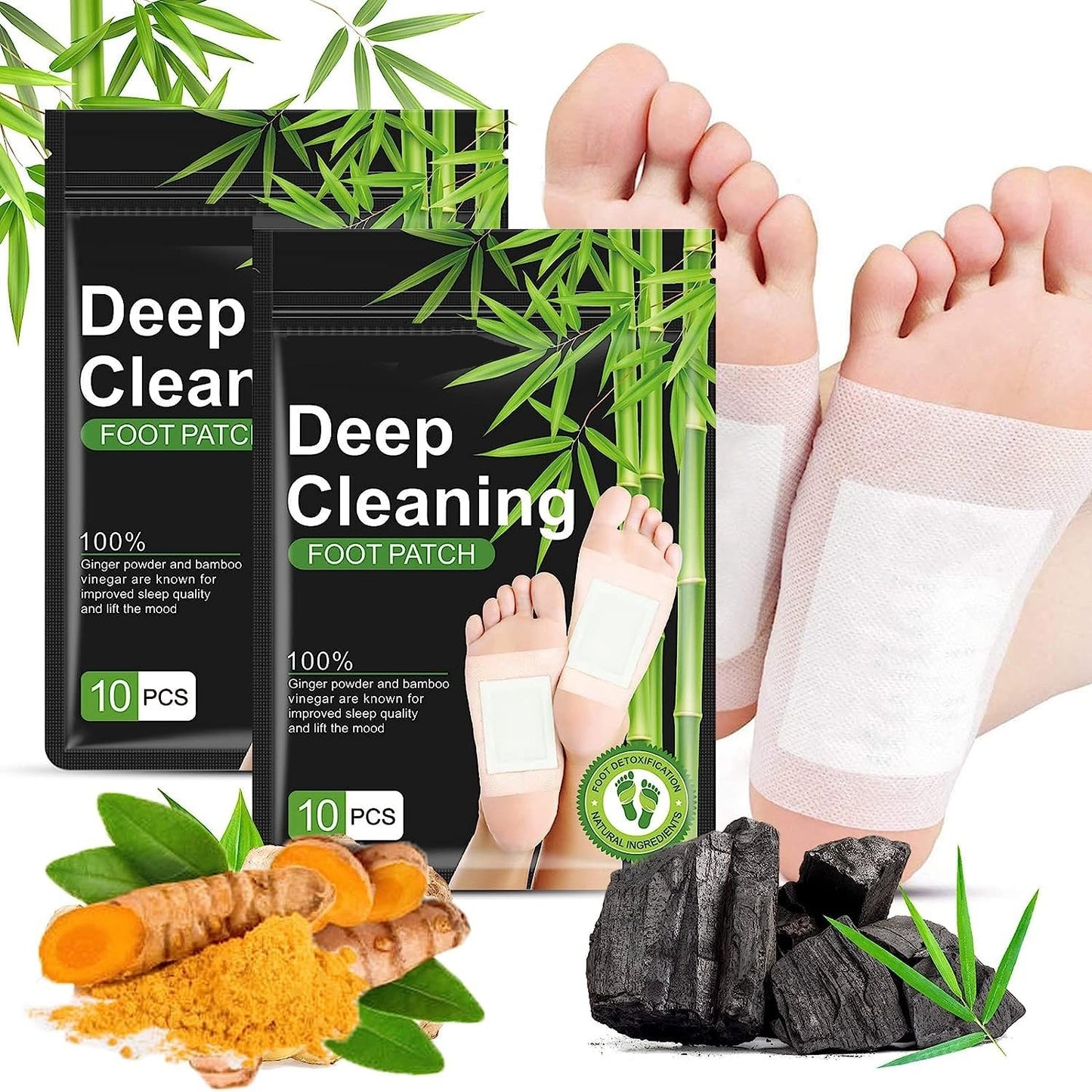Deep Cleaning Foot Patches (Set of 10)