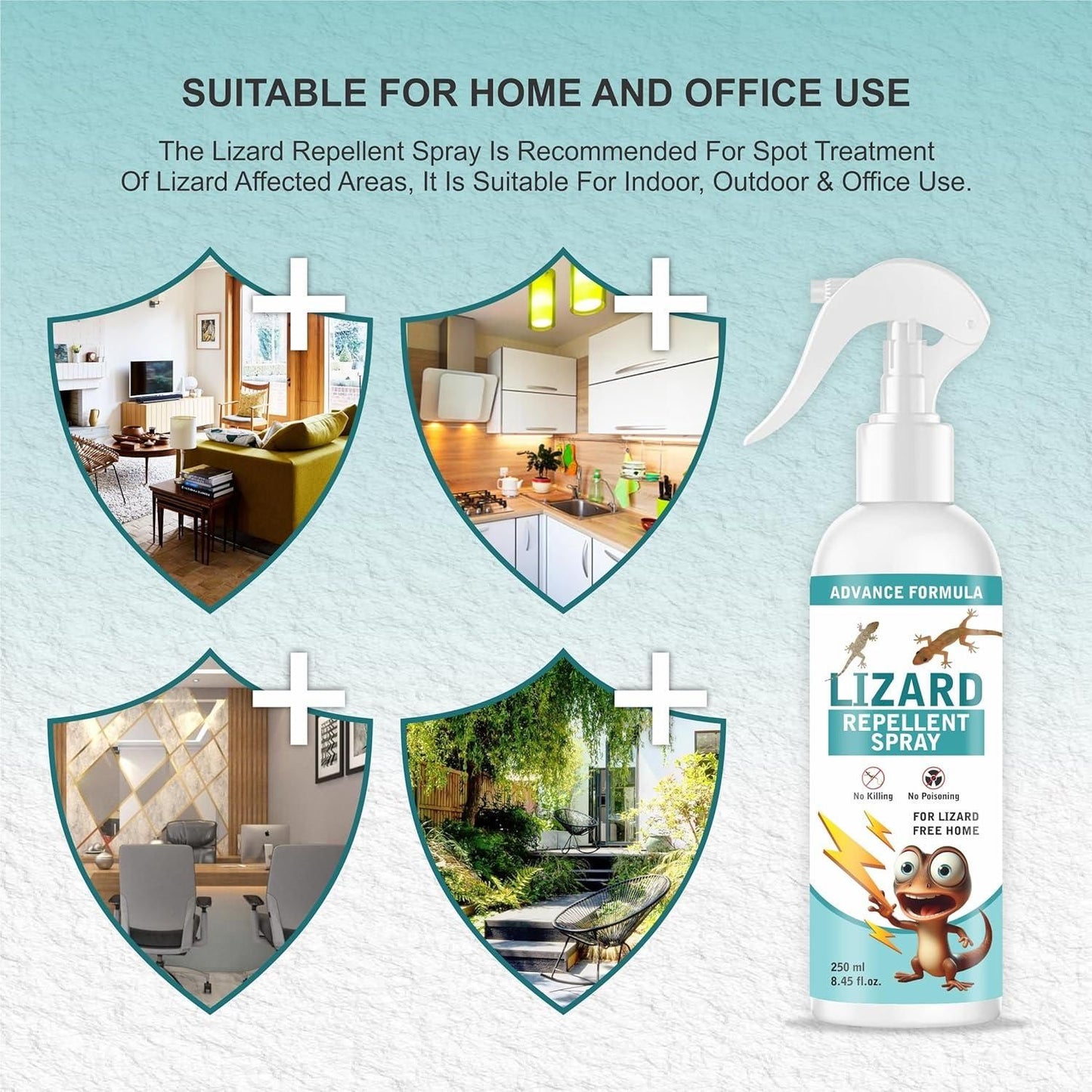 Lizard Repellent for Home Spray Pest Control (Buy 1 Get 1 Free)