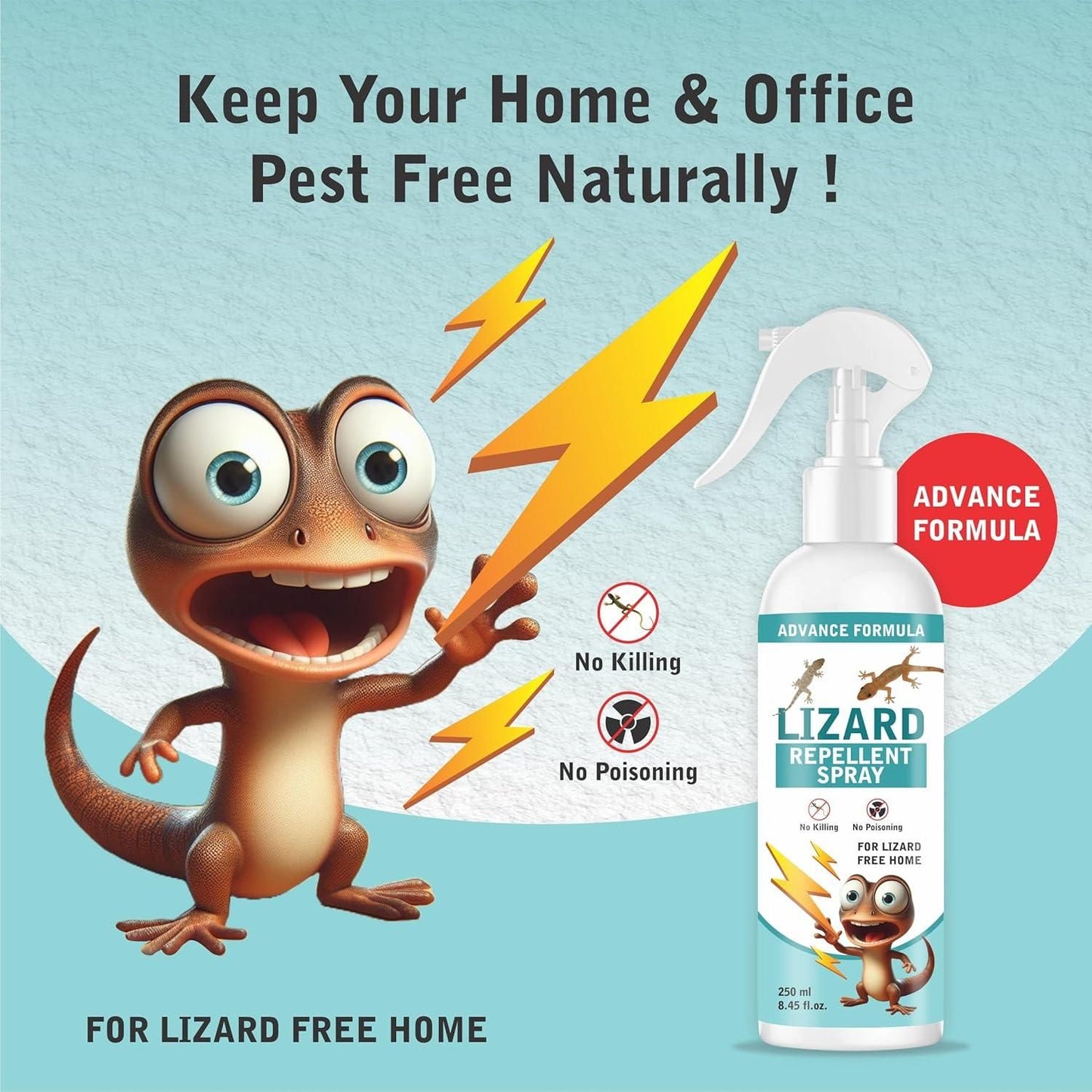 Lizard Repellent for Home Spray Pest Control (Buy 1 Get 1 Free)