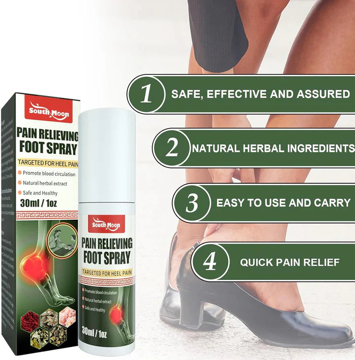 Foot & Joint Pain Relieving Spray - (Buy 1 Get 1 Free)