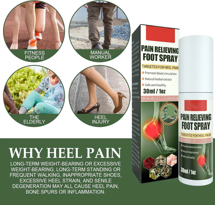Foot & Joint Pain Relieving Spray - (Buy 1 Get 1 Free)