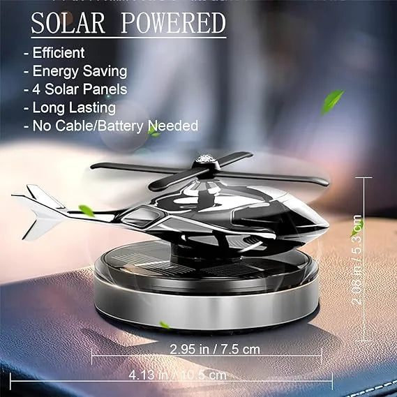 Solar Helicopter Car Air Freshner